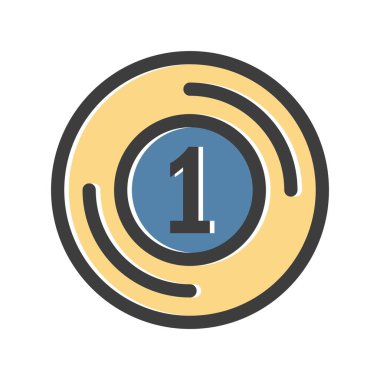 vektör işi no 1 Simge