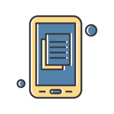 Vektör belgesi Simge illüstrasyonu