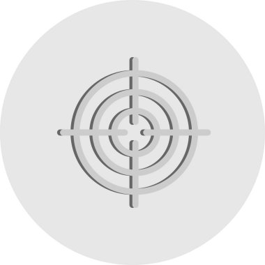 Vektör Hedef simgesi illüstrasyonu