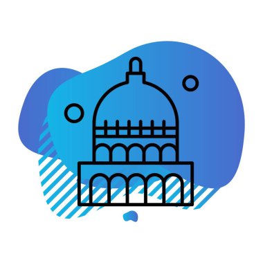 vektör Beyaz Saray ico