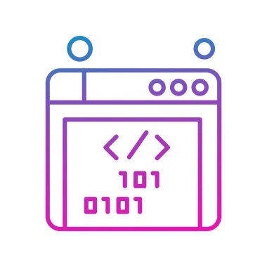 websitesi simgesi vektör illüstrasyonu