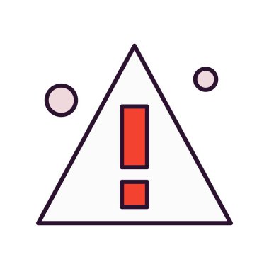 vektör Uyarı simgesi illüstrasyonu