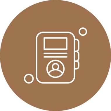 özet vektör illüstrasyon simgesi