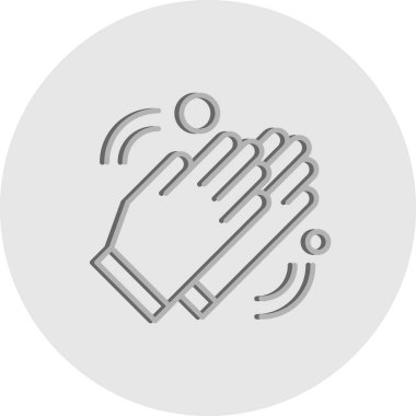 özet vektör illüstrasyon simgesi