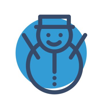 Vektör Kardan Adam simgesi illüstrasyonu