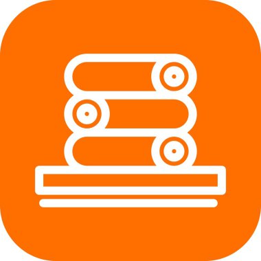 vektör havluları simge illüstrasyonu