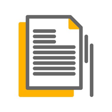 Vektör belgesi Simge illüstrasyonu