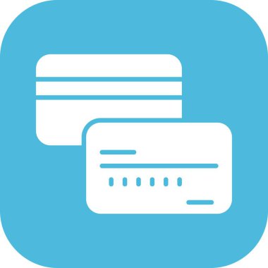 vektör ATM kart Ico