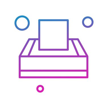 özet vektör illüstrasyon simgesi