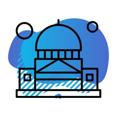 vektör Beyaz Saray ico