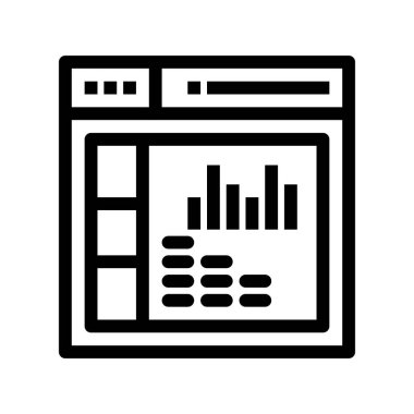 websitesi simgesi vektör illüstrasyonu