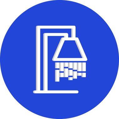  vektör duş simgesi çizimi