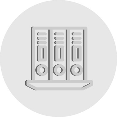 özet vektör illüstrasyon simgesi