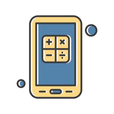 özet vektör illüstrasyon simgesi