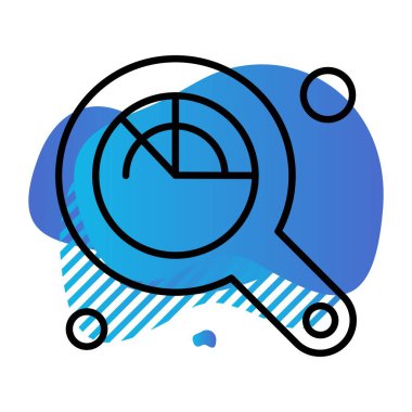 Vektör büyüteç ico