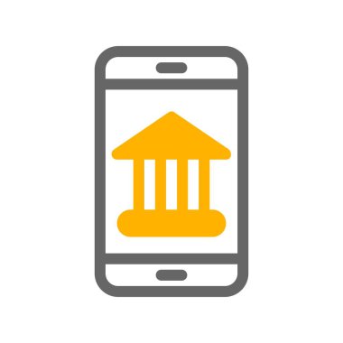 Telefon simgesinin vektör illüstrasyonu