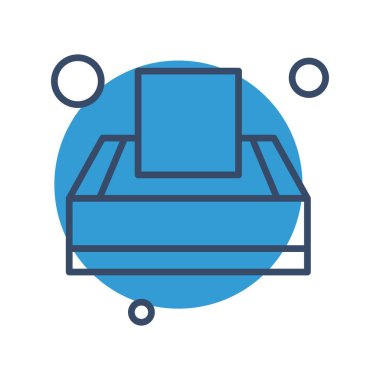 özet vektör illüstrasyon simgesi