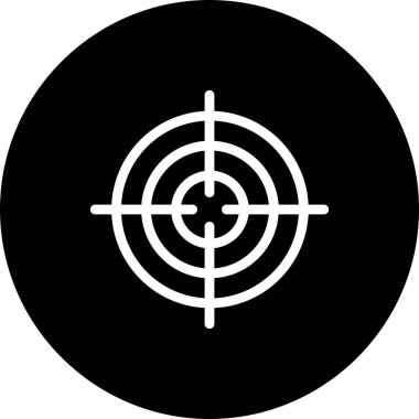 Vektör Hedef simgesi illüstrasyonu