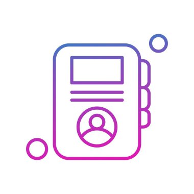 özet vektör illüstrasyon simgesi