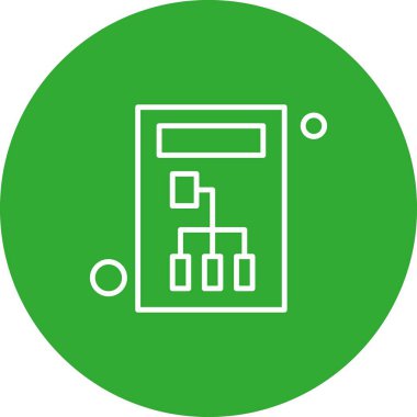 vektör sunucu illüstrasyonu