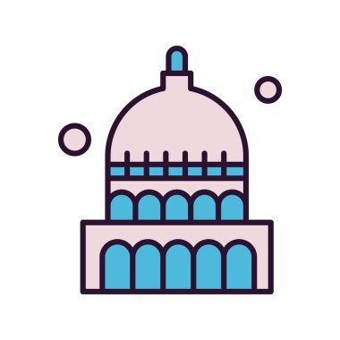 vektör Beyaz Saray ico