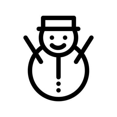 Vektör Kardan Adam simgesi illüstrasyonu