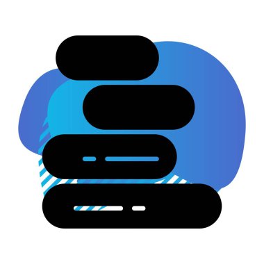 vektör havluları simge illüstrasyonu