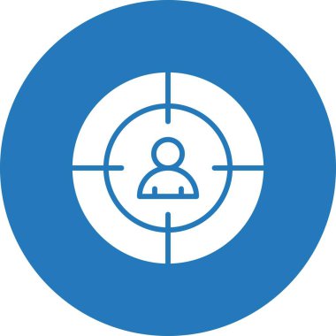 vektör hedef simgesi illüstrasyonu