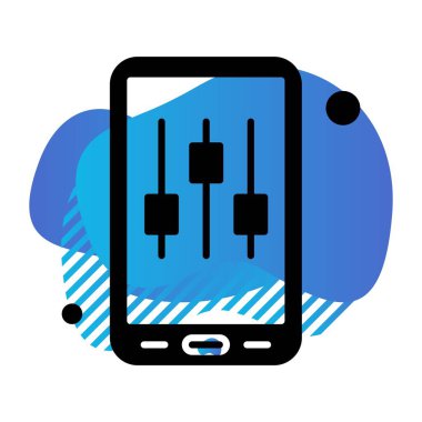 özet vektör illüstrasyon simgesi