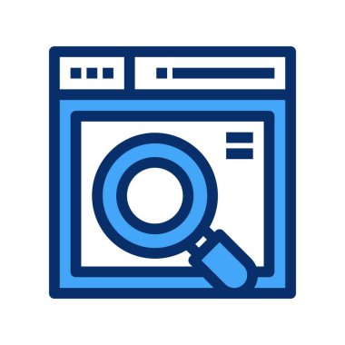 vektör ana hatları web sitesi simgesi 