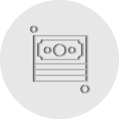 Dolar simgesi vektör illüstrasyonu