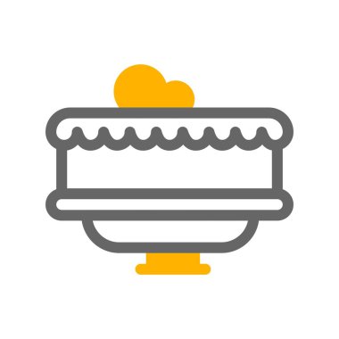 Gıda simgesinin vektör illüstrasyonu