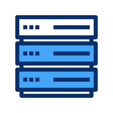 vektör sunucu illüstrasyonu