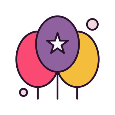 özet vektör illüstrasyon simgesi