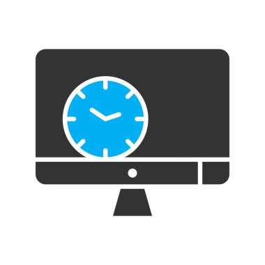 vektör lcd simgesi illüstrasyonu