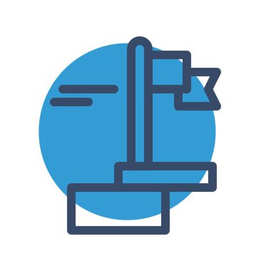 özet vektör illüstrasyon simgesi