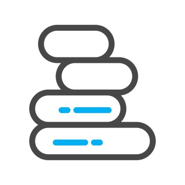 vektör havluları simge illüstrasyonu