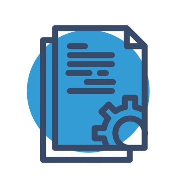 Vektör belgesi Simge illüstrasyonu