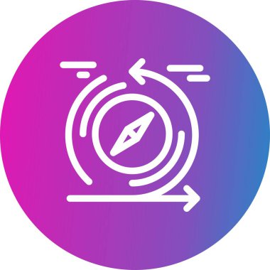 Vektör gps Simge illüstrasyonu