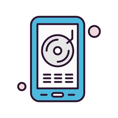 özet vektör illüstrasyon simgesi