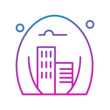 özet vektör illüstrasyon simgesi