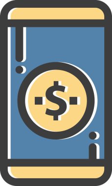 Vektör Mobil simge illüstrasyonu