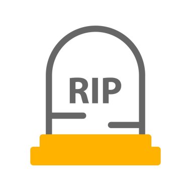 vektör mezar simgesi çizimi