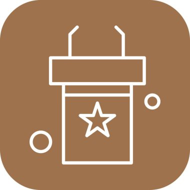 özet vektör illüstrasyon simgesi