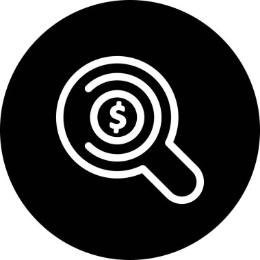 vektör Arama Simgesi illüstrasyonu