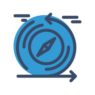 Vektör gps Simge illüstrasyonu