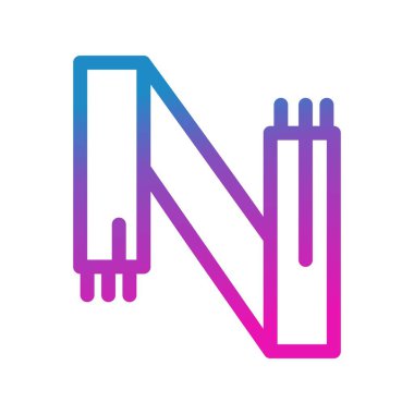 Vektör susturucu simgesi çizimi