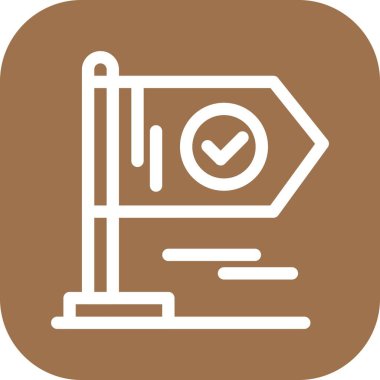 özet vektör illüstrasyon simgesi