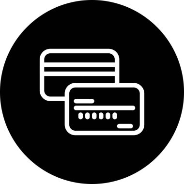 vektör ATM kart Ico