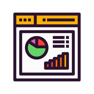  Vektör şeması Simge illüstrasyonu